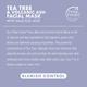 Petal Fresh Tea Tree Blemish Control Facial Mask With Salicylic Acid 200 ml - Masks & Peels