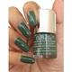 DeBelle Gel Nail Lacquer Green Olivia Dark Olive Green Nail Polish 8 ml - Nail Polish