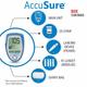 AccuSure Blue Gluco Meter with 25 Strips - Blood Glucose Monitors/Strips