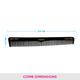 Vega General Grooming Hair Comb for Men and Women, Black (VC2HMBC-110) 2's - Hair Combs