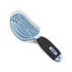 NuWay 4HAIR U.S. Patented Detangler Hair Brush for Men & Women - Sky Blue - Detangling DoubleC 1s 1's - Hair Brushes