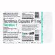TACROLIUS 1 Capsule 10's - Auto Immune Disease-Imm