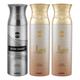 Ajmal Silvershade Wisaldeo Wisal Deodorant Spray (Pack of 3) 200 ml - Perfumes (Edt/Edp)