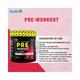 Healthvit Fitness Pre-Workout Explosive Energy Powder ( Watermelon Tequila Flavour ) 300 gm - General Health