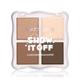 Matt Look Show it off Contour & Highlighter Combo Palette, All-In-1 Face Makeup Kit, Latte-03 18 gm - Contour