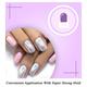 Nails On Board Handmade Press On Gel Nails- Holographic Liliac X Small 50 gm - Nail Care