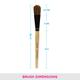 Vega Foundation Brush (EV - 01) 25 gm - Face Brush