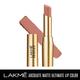 Lakme Absolute Matte Ultimate Lip Color With Argan Oil Brunch Nude 3.4 Gm - Lipsticks