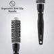 Vega Professional Ceramix Shine Blow Dry Round Brush (25mm Hair Brush) (VPPHB-01) 1's - Hair Brushes
