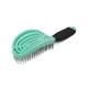 NuWay 4HAIR U.S. Patented Detangler Hair Brush for Men & Women - Mint Green - Detangling DoubleC 1s 1's - Hair Brushes