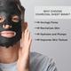 Mancode Charcoal Facial Sheet Mask For All Skin Types 25 gm - Face Mask