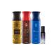 Ajmal Aurum & Blu & Sacred Love Deo & Ascend EDP Pack of 4 20 ml - Women Perfumes (Edt/Edp)