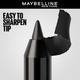 Maybelline New York Tattoo Eye Liner Gel Color Pencil, Matte Finish, Polished White 1.2 gm - Eyeliners