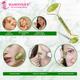 Majestique Jade Face Roller and Massager Gua Sha Set Facial Skin Roller Massager Tool 1's - Massagers