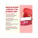 PLIX Pomegranate Lip Care Combo, Exfoliating Scrub and Plumping Lip Mask For Dark, Dry & Chapped Lips, Cocoa Butter & Chiuri Butter, Vitamin C & E 15gm each 2's - Lip Stains & Tints