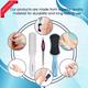 Majestique Set of 2 Foot Scrubbers and Nail Filer with Cuticle Remover - Multicolor 1's - Body Scrubbers & Brushes