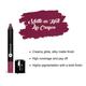 SUGAR Cosmetics Matte As Hell Crayon Lipstick - 32 Miss Rosa (Dusky Rose) 2.8 gm - Lip Crayons