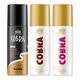 St. John Live Limited Edition Deodorant Spray 150 ml + Cobra Oud Deodorant Spray 150 ml + Cobra Toxic Deodorant Spray 150 ml - Men Deodorants/Roll-Ons