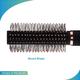 Vega Round Hair Brush for Women and Men Ideal for Adding Curls, Volume and Waves in Hair (E33-RB) 65 gm - Hair Brushes