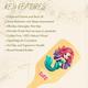 Allure Personalised Paddle Hair Brush Mermaid Print 1's - Hair Brushes