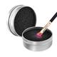 Bronson Professional Makeup Brush Cleaner Sponge Tin Quick cleaning with Powder Colour Removal 1's - Face Brush