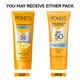 POND’s Sun Miracle SPF 50 PA+++ Ultra Light Gel Sunscreen - Protect & Hydrate, with Cera-Hyamino 50gm - Face Sunscreen