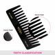 Vega Handcrafted Comb Black (HMBC - 406) 1's - Hair Combs