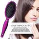 Majestique Hair Straightener Brush, Bio-Friendly Detangling Hair Brush, Comfortable and Styling - Purple 1's - Multi-Stylers