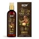 Wow Life Science Moroccan Argan Hair Oil with Comb 200 ml - Hair Oils