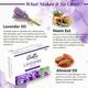 Globus Naturals Saffron & Lavender Skin Brighten Soap 200 gm - Soaps