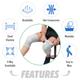 AccuSure Orthopedic Pain Relief Bamboo Yarn Knee Cap - Gray (L) 1's - Knee/Ankle/Leg/Foot Supports