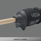 Vega Chopstick Hair Curler 7x10 mm With Ceramic Coated Barrel (VHCS-01) Black 1's - Multi-Stylers