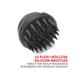 Alan Truman Scalp Sos - Scalp Massage & Shampoo Brush - Black 1's - Hair Brushes