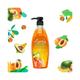 Fiama Shower Gel Peach & Avocado Body Wash with Skin Conditioners for Soft Moisturised Skin pump 500 ml - Shower Gels & Body Wash