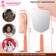 Majestique Elegant Mirror and Comb, Heat Resistant Detangling Comb, Hand Mirror - 2Pcs/Multicolor 1's - Hair Combs
