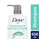 Dove Dandruff Clean & Fresh Shampoo 650 ml - Shampoos