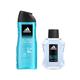 Adidas Ice Dive Eau De Toilette 100ml + 3-In-1 Shower Gel 400ml 2's - Men Deodorants/Roll-Ons