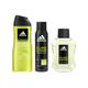 Adidas Pure Game Eau De Toilette 100ml + Deodorant Spray 150ml + 3-In-1 Shower Gel 400ml 3's - Men Deodorants/Roll-Ons