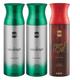 Ajmal Raindrops Raindrops Sacred Love Deodorant Spray (Pack of 3) 200 ml - Perfumes (Edt/Edp)