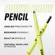 Makeup Revolution Power Brow Pencil Dark Brown 0.3 gm - Eyebrow Pencils & Enhancers