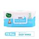 Mother Sparsh 99% Water Based Wipes 72's - Diapers & Wipes