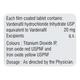 VARIMAX 20mg Tablet 4's - Impotence/Erectile Dysfunction (Ed)