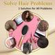 Majestique Golden Oval Cushion Detangling Brush, Friendly Detangling Brush Ultra-Soft Tipped Nylon 1's - Straighteners