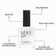 SERY Colorflirt Nail Paint- Pure Moon 10 gm - Nail Polish