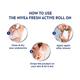 NIVEA FOR MEN FRESH ACTIVE ROLL ON 72H 50 ml - Men Deodorants/Roll-Ons