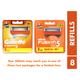 Gillette Fusion 5 Cartridges - 8's - Razors & Cartridges