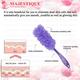 Majestique Long Handle Bath Loofah, Body Scrubber Soft Nylon Mesh Sponge Bath Brush- Multicolor 1's - Loofahs & Sponges