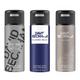 David Beckham Homme + Classic Blue + Beyond Deo Combo Set - Pack of 3 450 ml - Deodorants/Roll-Ons