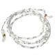 Modisch White And Transparent Round Beads Sunglasses Chain (JC-14W) 1's - Wearables Sunglasses