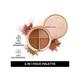 Faces Canada Second Skin 4 in 1 Face Palette, Blush + Contour + Highligher Velvet Finish 14.5 gm - Blushes